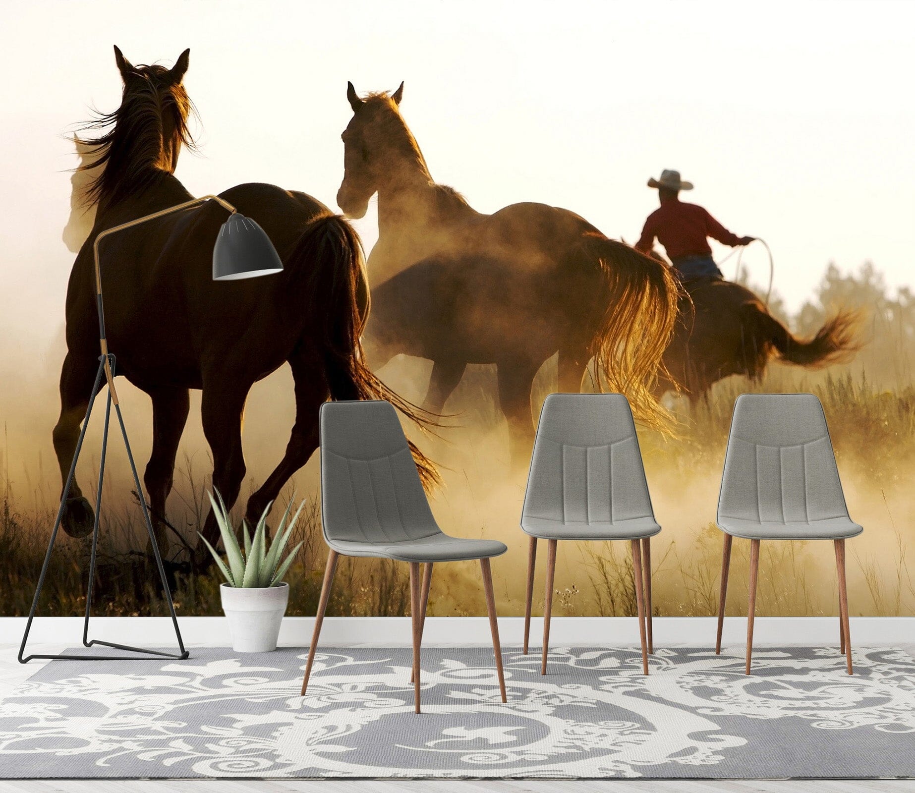 3D Horse Group 06 Wall Murals Wallpaper AJ Wallpaper 2 