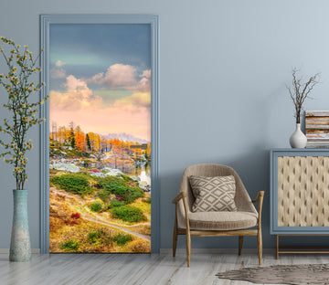 3D Grassland Forest 11419 Marco Carmassi Door Mural