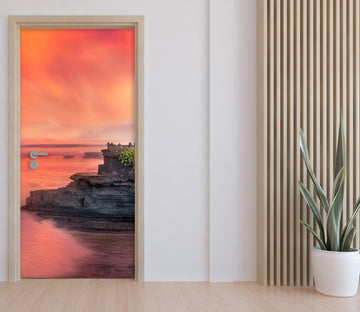 3D Red Sky Stone 11429 Marco Carmassi Door Mural