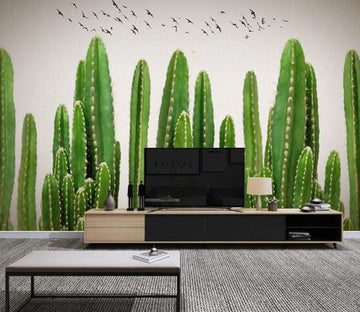 3D Cactus Bird WC1380 Wall Murals