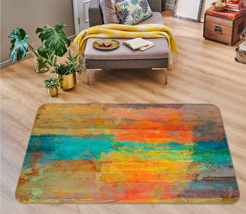 3D Color Painting 123 Michael Tienhaara Rug Non Slip Rug Mat