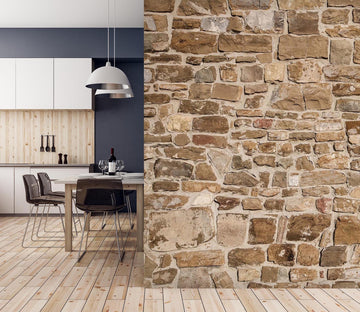 3D Traditional Stone Brick 011 Wall Murals Wallpaper AJ Wallpaper 2 