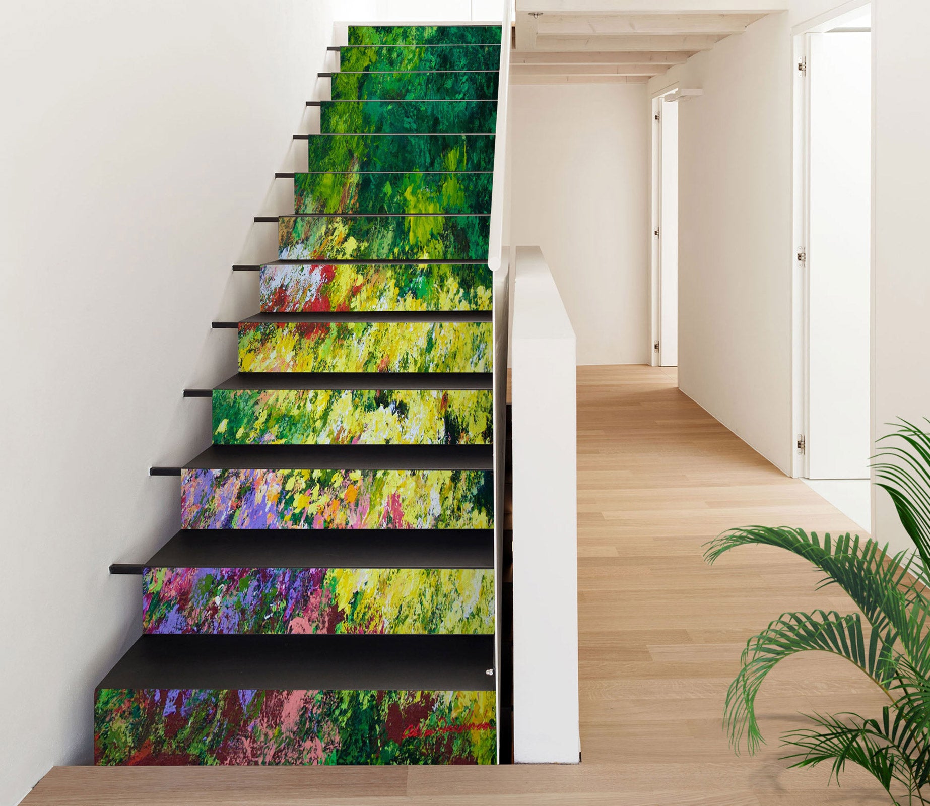 3D Grass Flower Bush 9016 Allan P. Friedlander Stair Risers