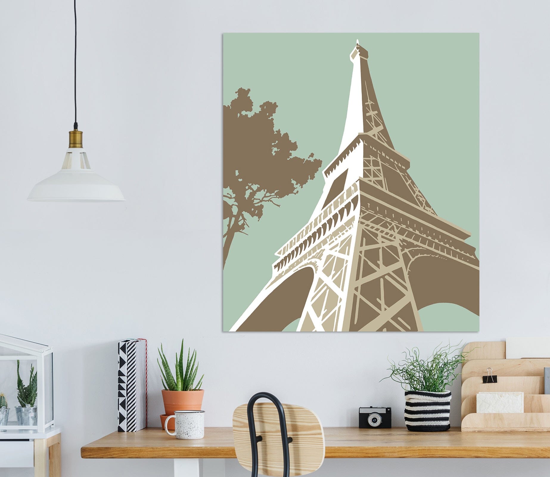 3D Eiffel Tower 027 Steve Read Wall Sticker Wallpaper AJ Wallpaper 2 