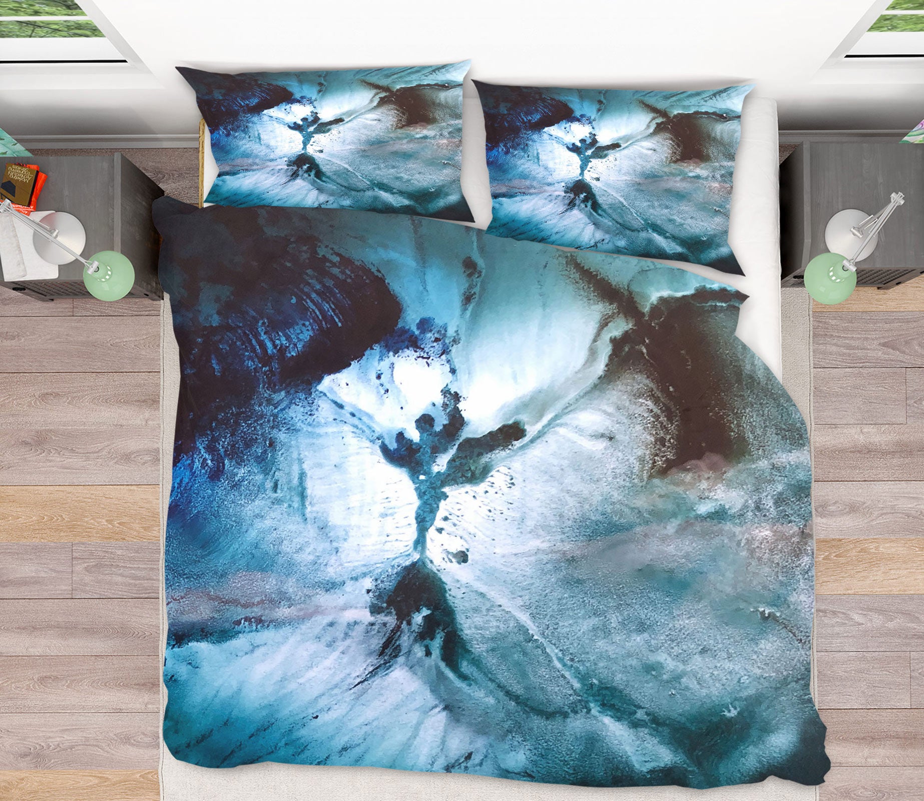 3D Blue Texture 478 Skromova Marina Bedding Bed Pillowcases Quilt