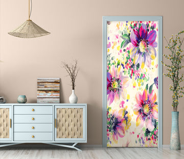 3D Flowers 25048 Door Mural