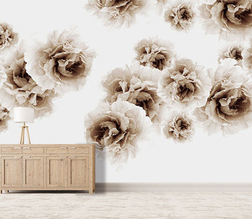 3D White Rose WC413 Wall Murals