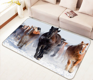 3D Horse Group 38130 Animal Non Slip Rug Mat