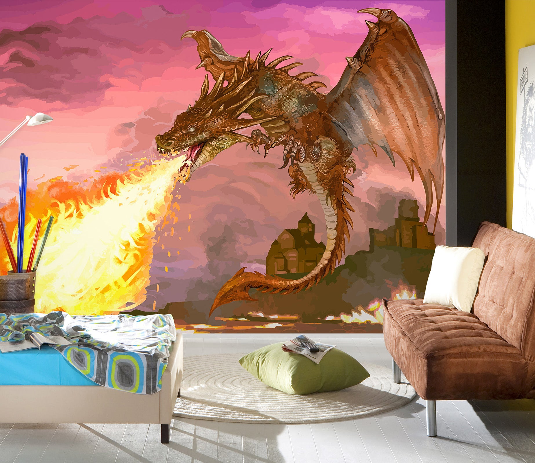 3D Dragon Spitfire 58092 Wall Murals