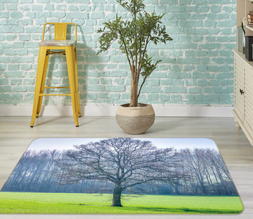 3D Forest Tree 142 Assaf Frank Rug Non Slip Rug Mat