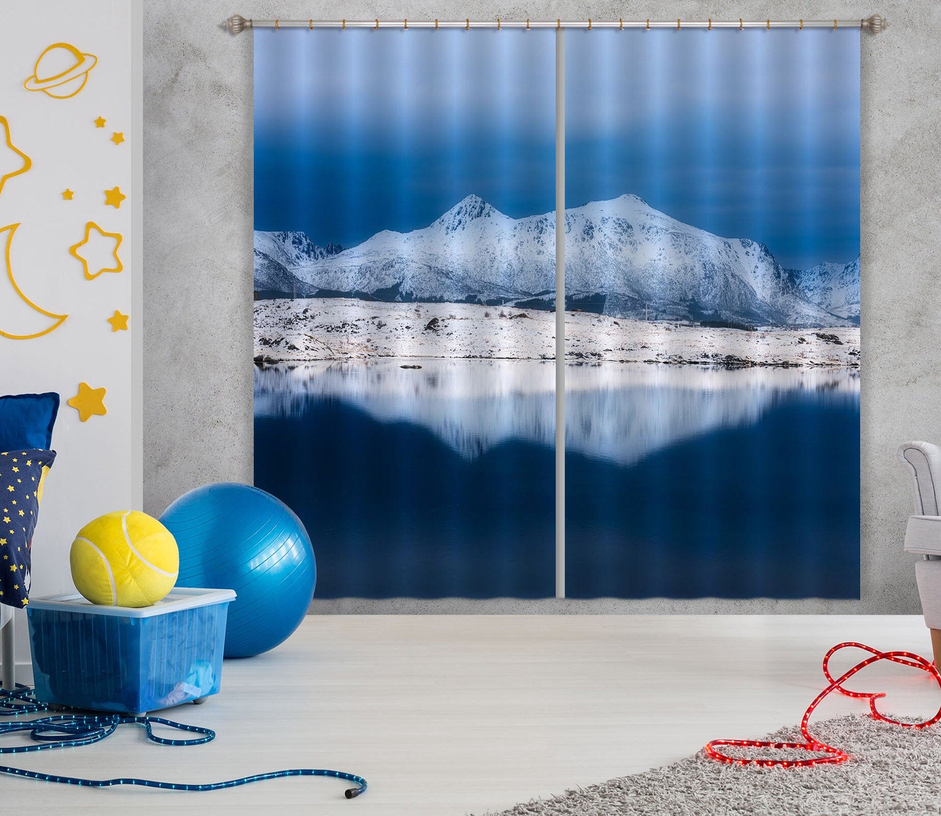 3D Iceberg 131 Marco Carmassi Curtain Curtains Drapes Curtains AJ Creativity Home 