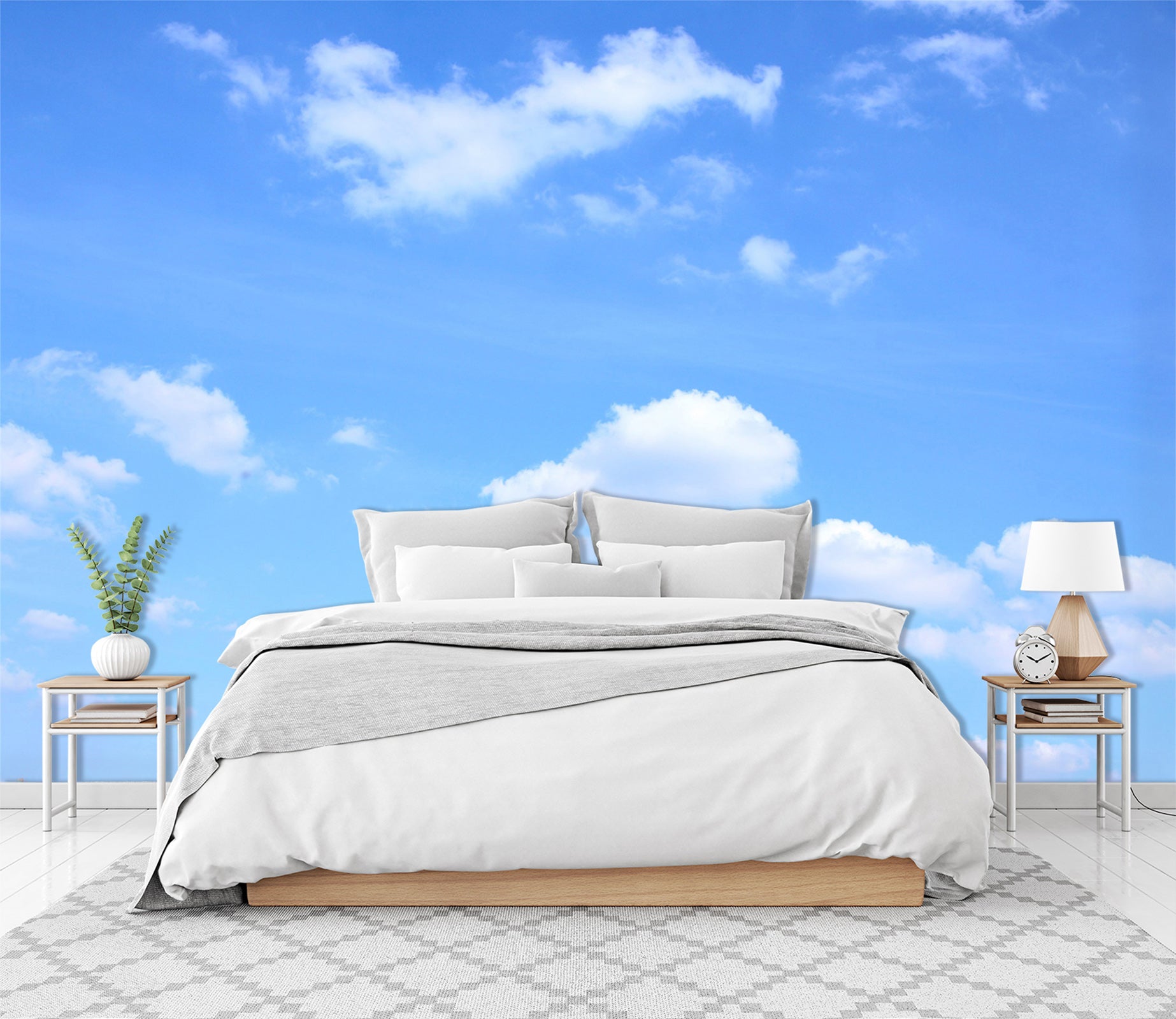 3D Blue Sky 1618 Wall Murals