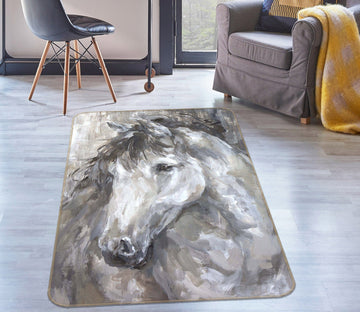 3D Sketch Horse 1017 Debi Coules Rug Non Slip Rug Mat Mat AJ Creativity Home 