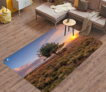 3D Sunset Tree 6755 Assaf Frank Rug Non Slip Rug Mat