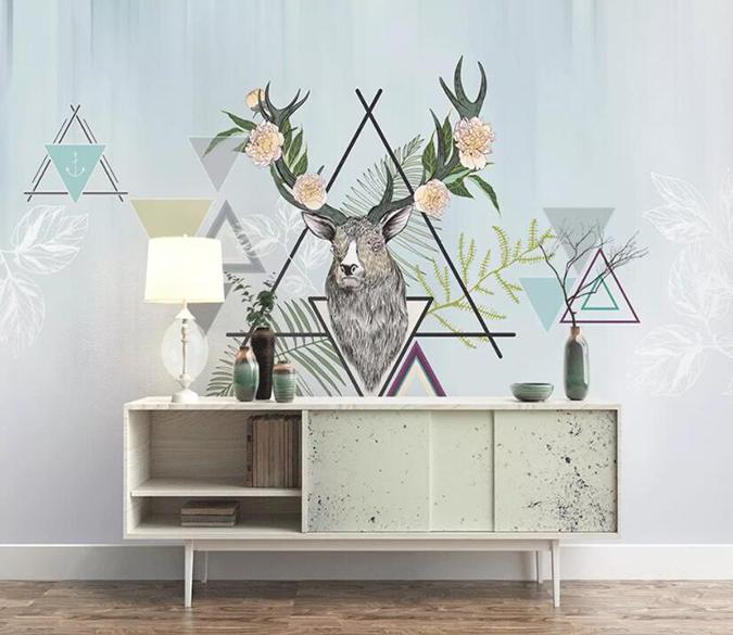 3D Elk 142 Wall Murals Wallpaper AJ Wallpaper 2 