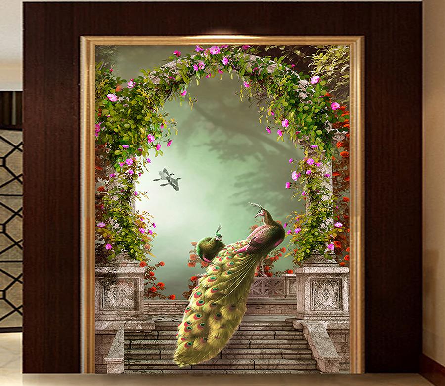 3D Peacock 43 Wall Murals Wallpaper AJ Wallpaper 2 