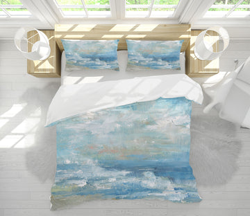 3D Waves Seaside 2054 Debi Coules Bedding Bed Pillowcases Quilt