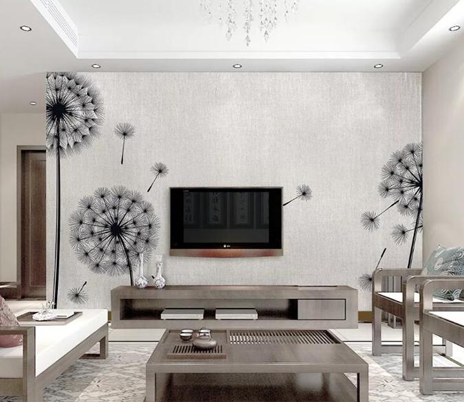 3D Dandelion 1105 Wall Murals Wallpaper AJ Wallpaper 2 