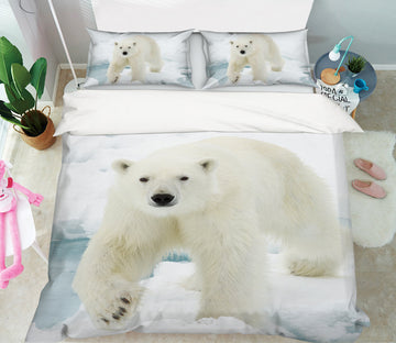 3D Polar Bear 19225 Bed Pillowcases Quilt