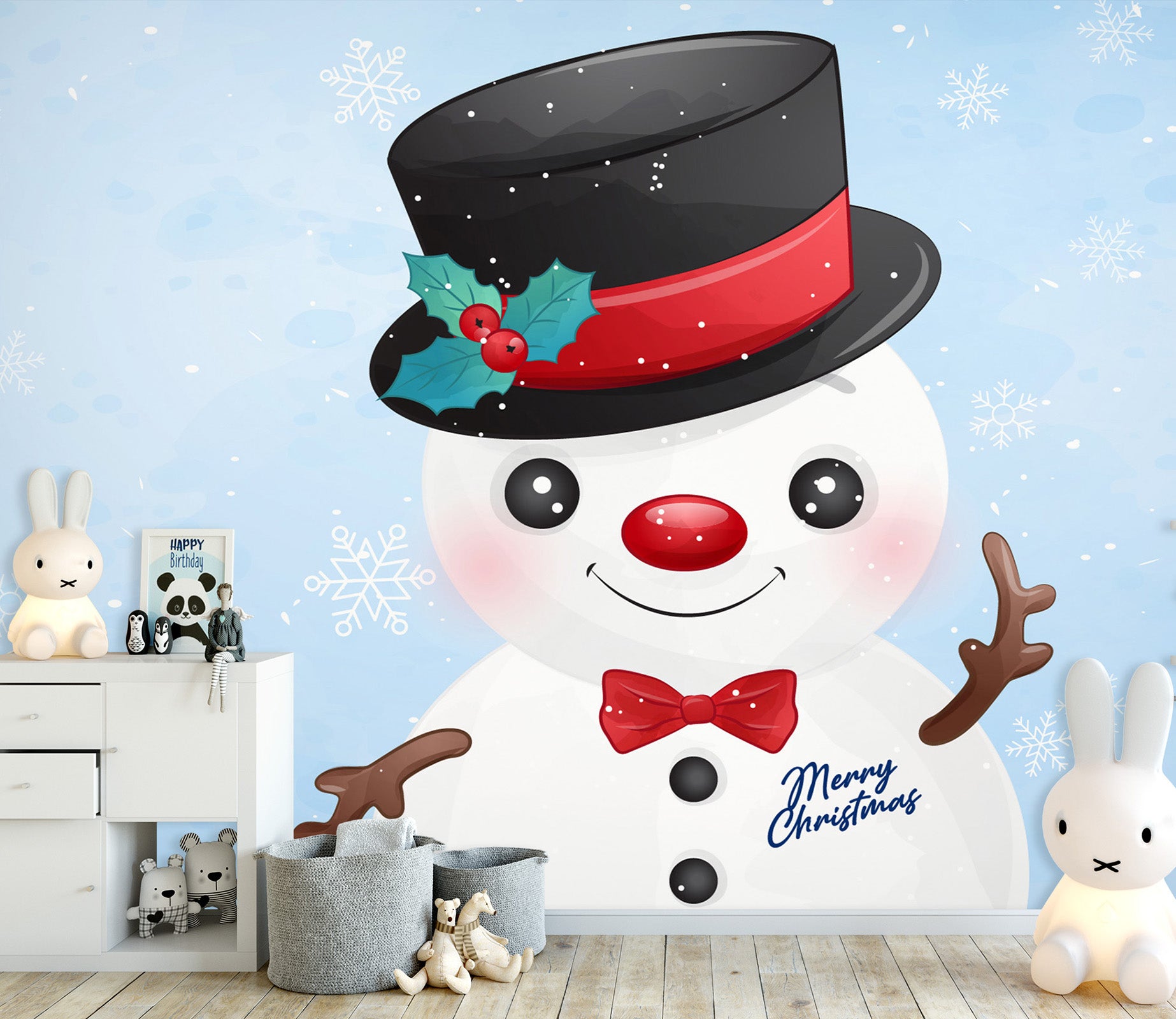 3D Snowman 58035 Wall Murals