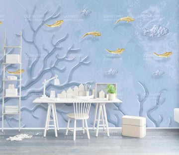 3D Submarine Fish 1274 Wall Murals Wallpaper AJ Wallpaper 2 