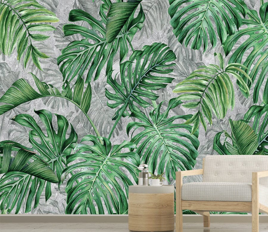 3D Banana Leaf WG222 Wall Murals