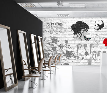 3D Barbershop 1536 Wall Murals