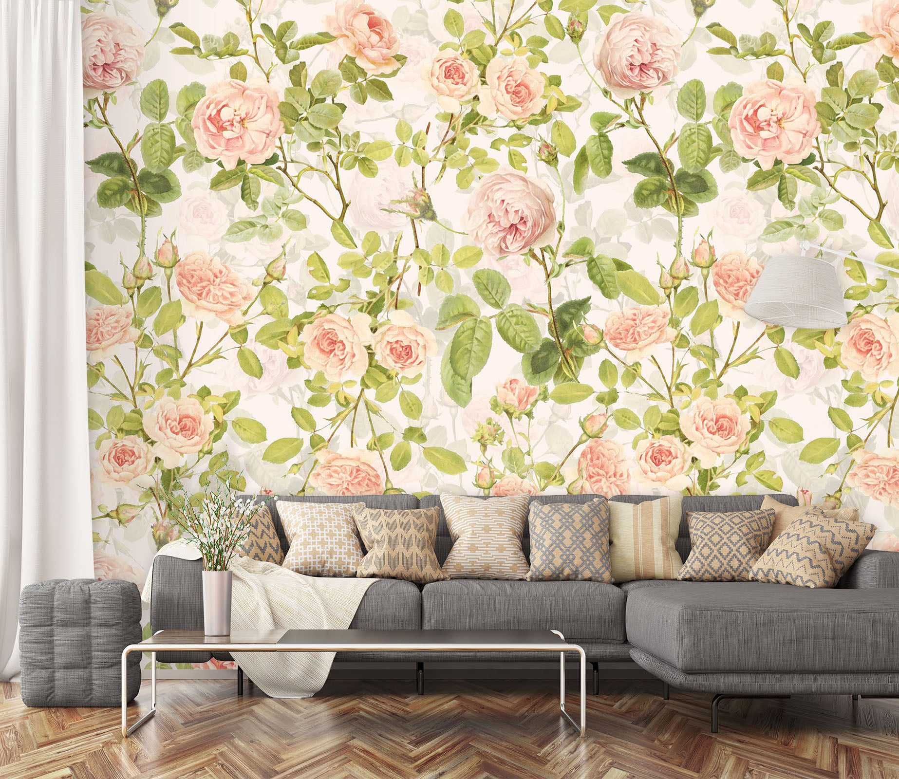 3D Romantic Rose 125 Uta Naumann Wall Mural Wall Murals