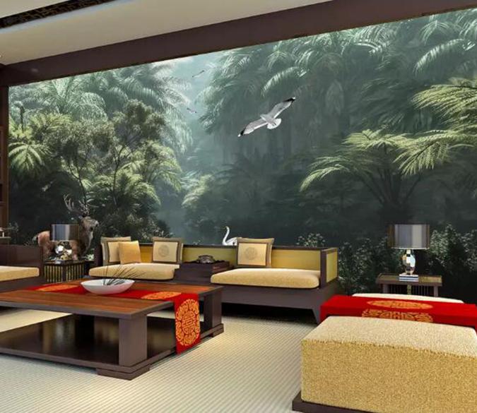 3D Forest 1319 Wall Murals Wallpaper AJ Wallpaper 2 