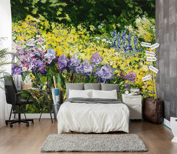 3D Summer Flowers 113 Allan P. Friedlander Wall Mural Wall Murals