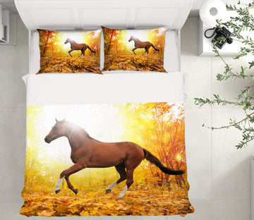 3D Horse 21010 Bed Pillowcases Quilt