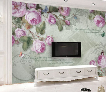 3D Rose Postcard WC622 Wall Murals