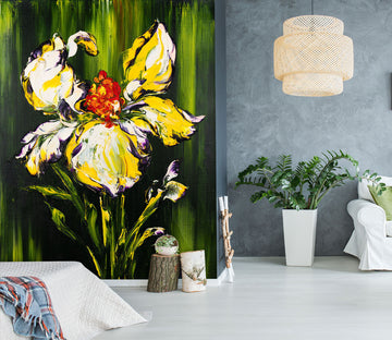 3D Yellow Flower 305 Skromova Marina Wall Mural Wall Murals