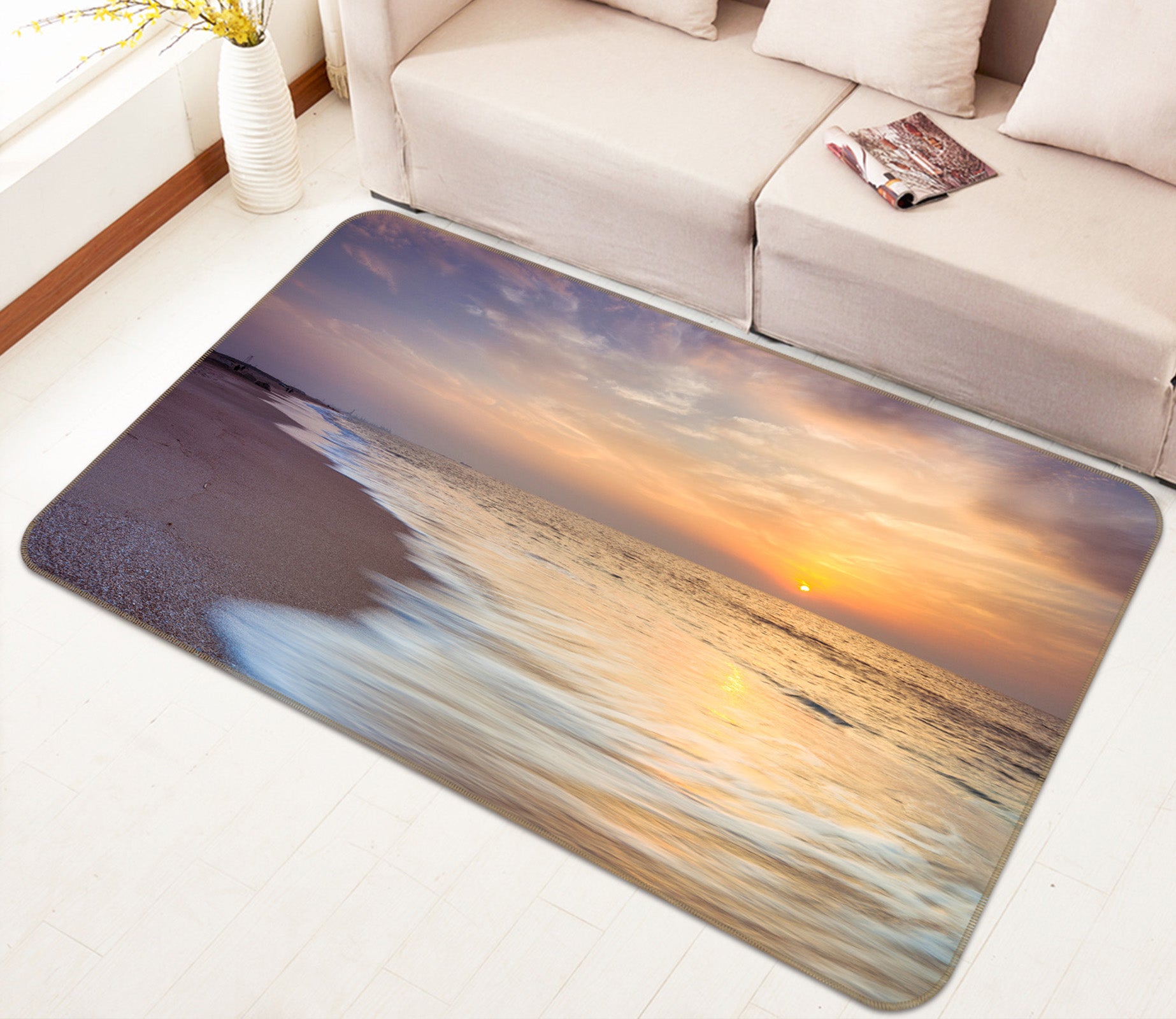 3D Seaside 83241 Assaf Frank Rug Non Slip Rug Mat