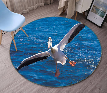 3D Stork 38060 Animal Round Non Slip Rug Mat