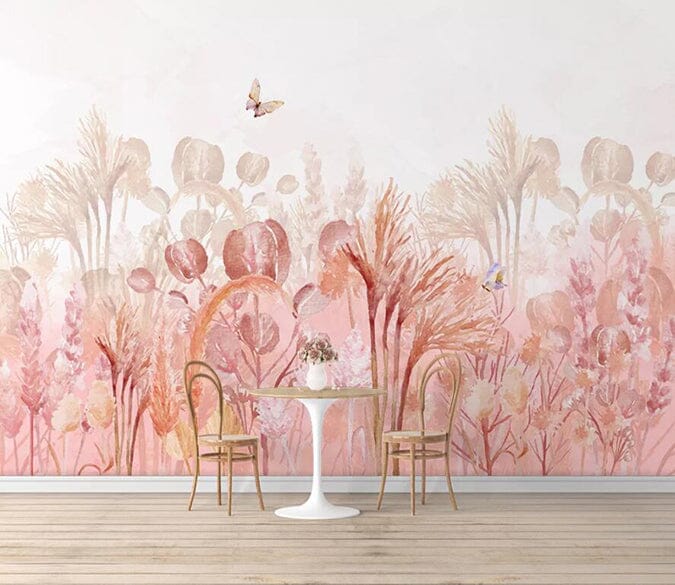 3D Pink Flowers 2581 Wall Murals Wallpaper AJ Wallpaper 2 