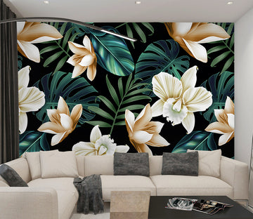 3D White Gardenia WG267 Wall Murals