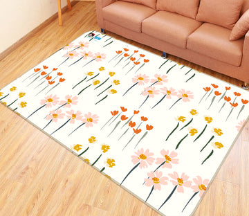 3D Little Flower 10769 Kashmira Jayaprakash Rug Non Slip Rug Mat