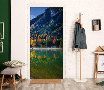 3D Lake Mountain Woods 11441 Marco Carmassi Door Mural