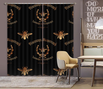 3D Fireflies Flying 141 Uta Naumann Curtain Curtains Drapes