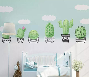 3D Green Plant 442 Wall Murals Wallpaper AJ Wallpaper 2 