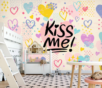 3D Color Heart 58078 Wall Murals