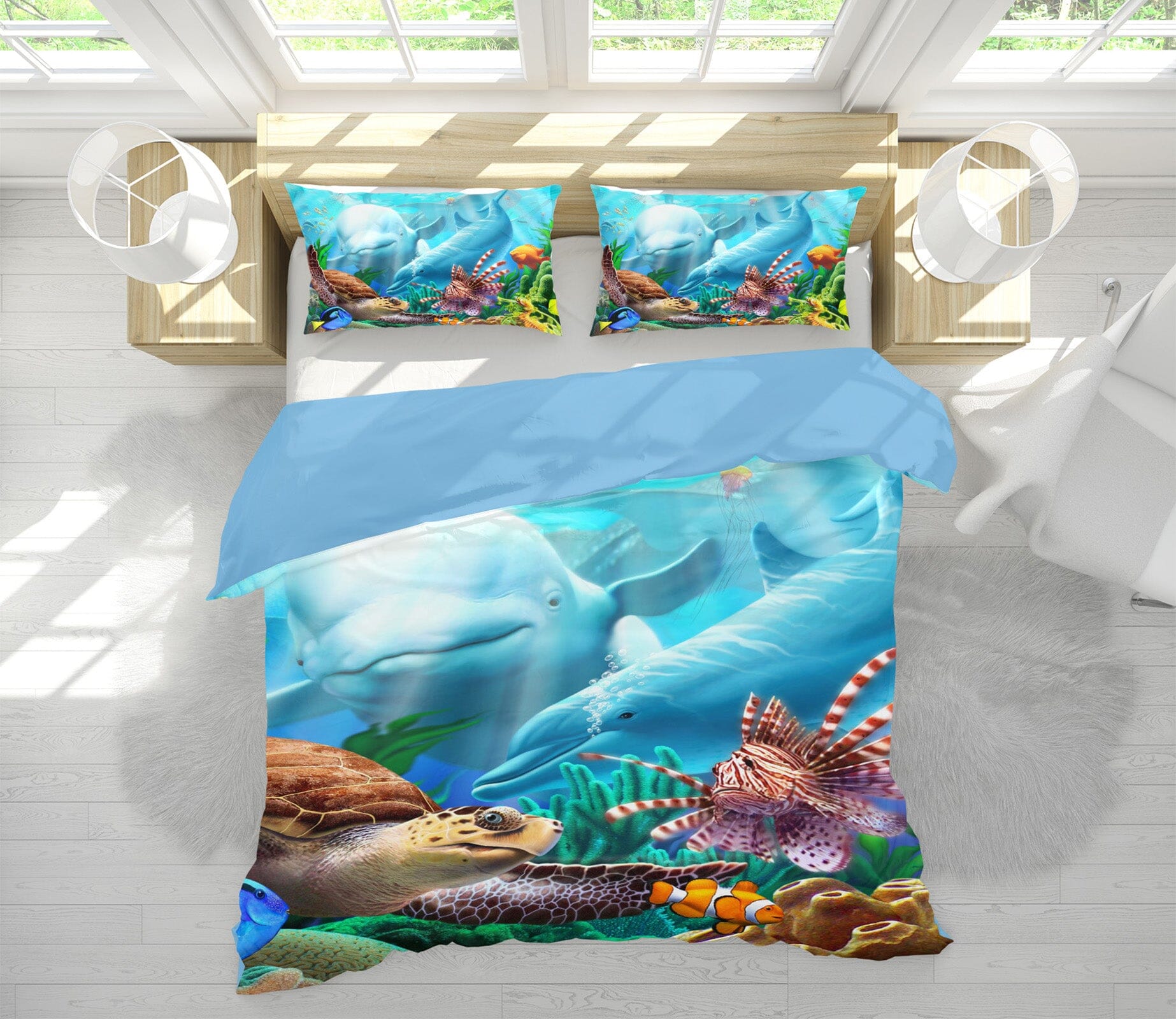 3D Seavilians 2131 Jerry LoFaro bedding Bed Pillowcases Quilt Quiet Covers AJ Creativity Home 