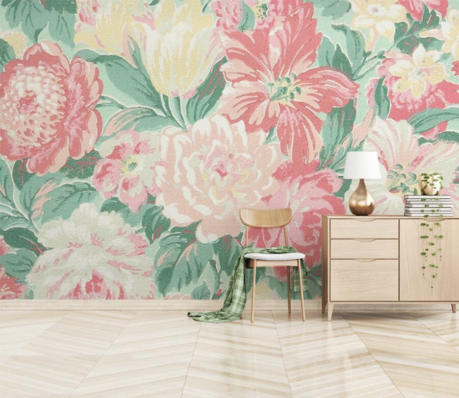 3D Bright Flowers WG001 Wall Murals Wallpaper AJ Wallpaper 2 