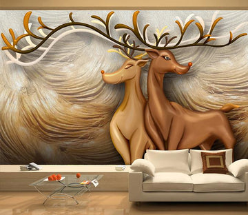 3D Elk 150 Wall Murals Wallpaper AJ Wallpaper 2 