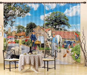 3D Post For The Farm 087 Trevor Mitchell Curtain Curtains Drapes Curtains AJ Creativity Home 