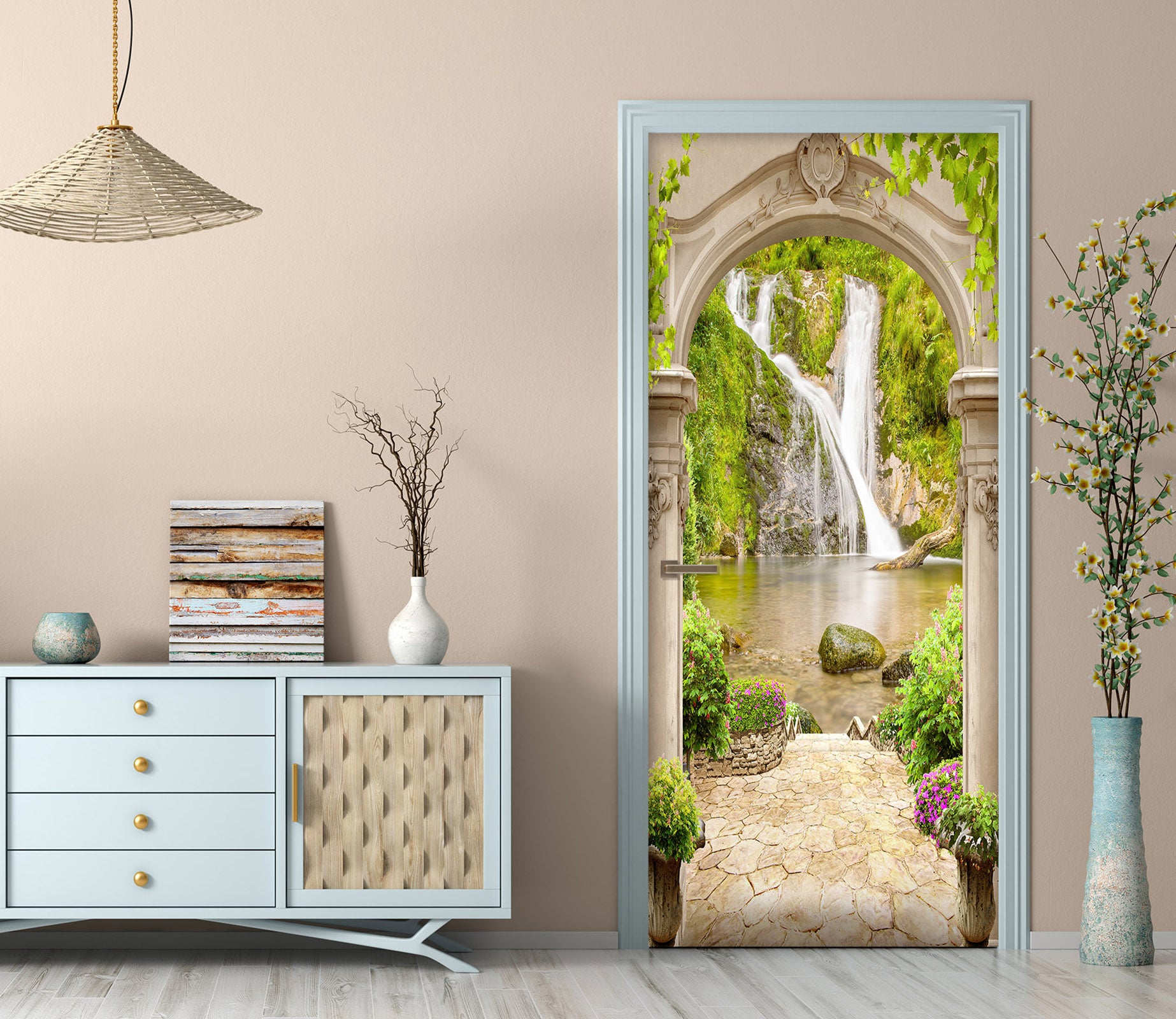 3D Landscape 22112 Door Mural