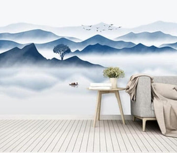 3D Smoky Valley 2537 Wall Murals Wallpaper AJ Wallpaper 2 