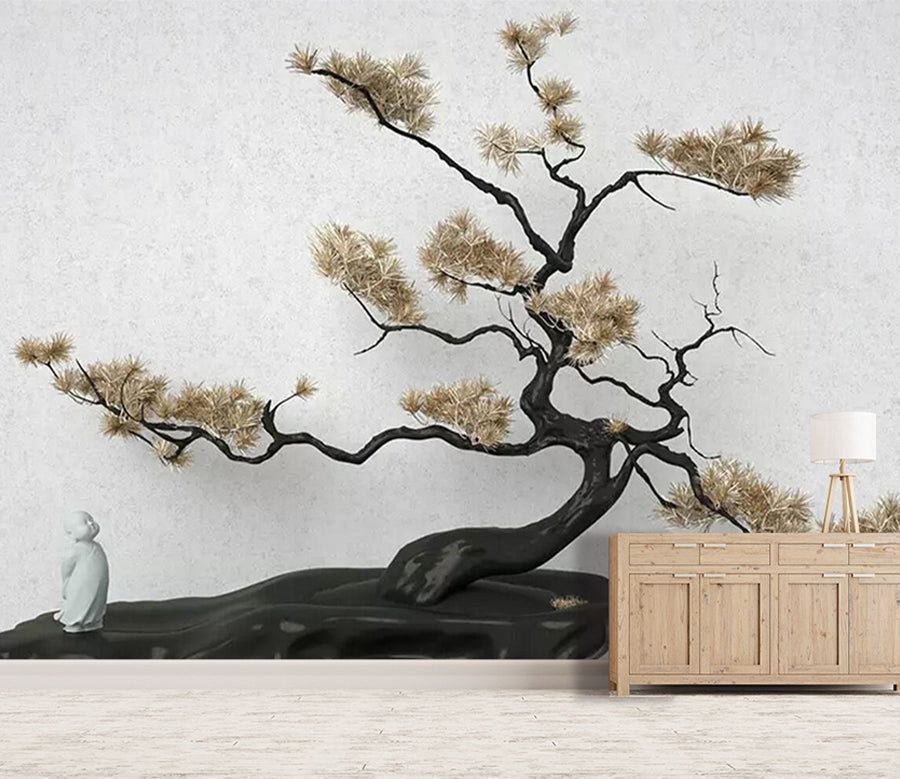 3D Bonsai Art WC782 Wall Murals