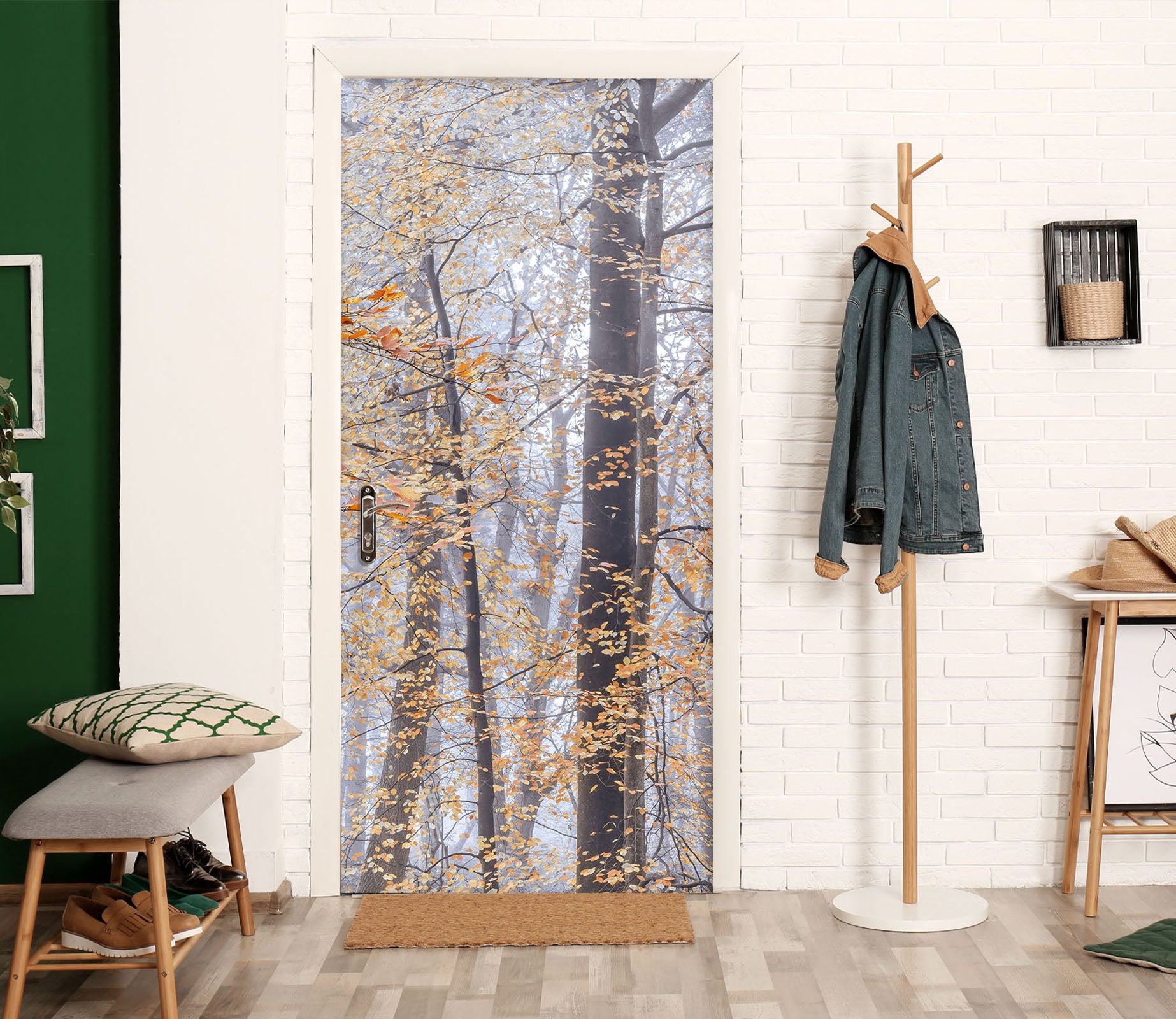 3D Forest Scenery 5090 Assaf Frank Door Mural